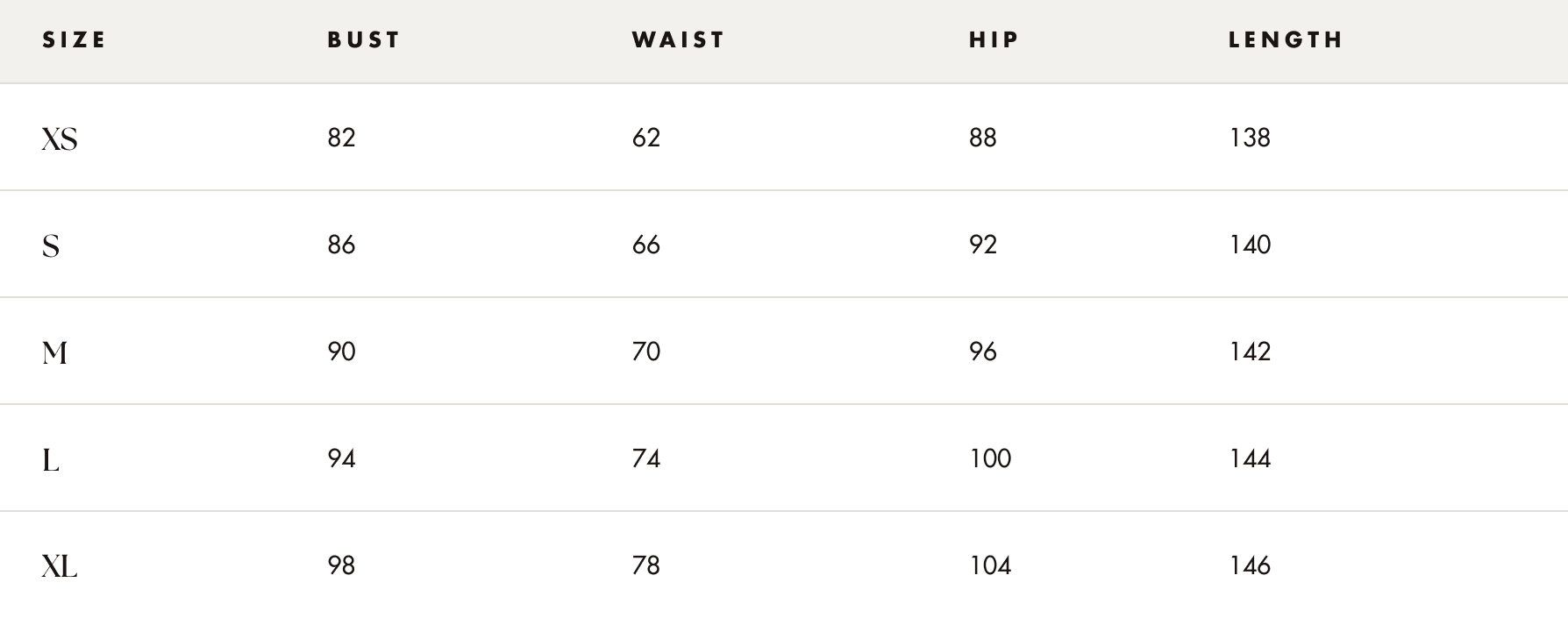 Size Guide