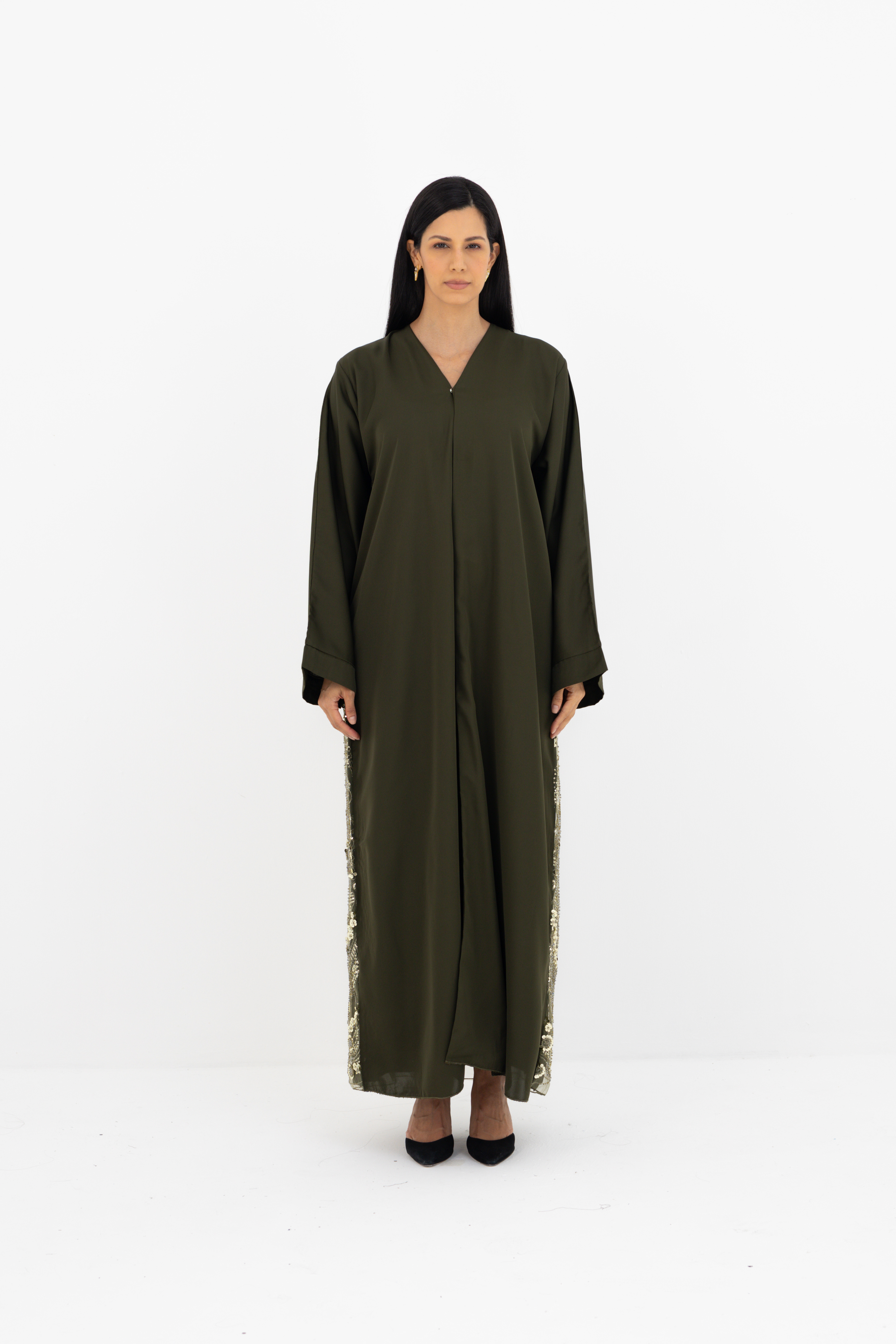 CASCADE SEQUINS ABAYA