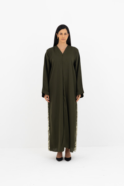 CASCADE SEQUINS ABAYA